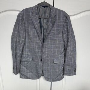 Jos. A. Bank Gray Plaid Sport Coat Blazer